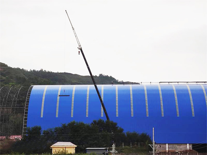 淮南煤棚網架工程